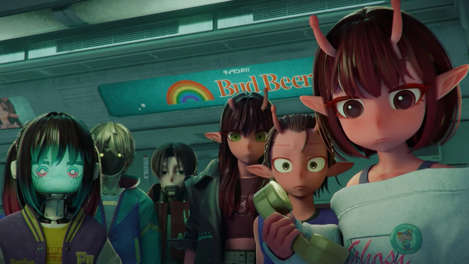 «Галактический экспресс: Млечное метро. Фильм» (Ginga Tokkyuu Milky☆Subway Movie: Kakueki Teisha Gekijou Yuki) — скриншот 5