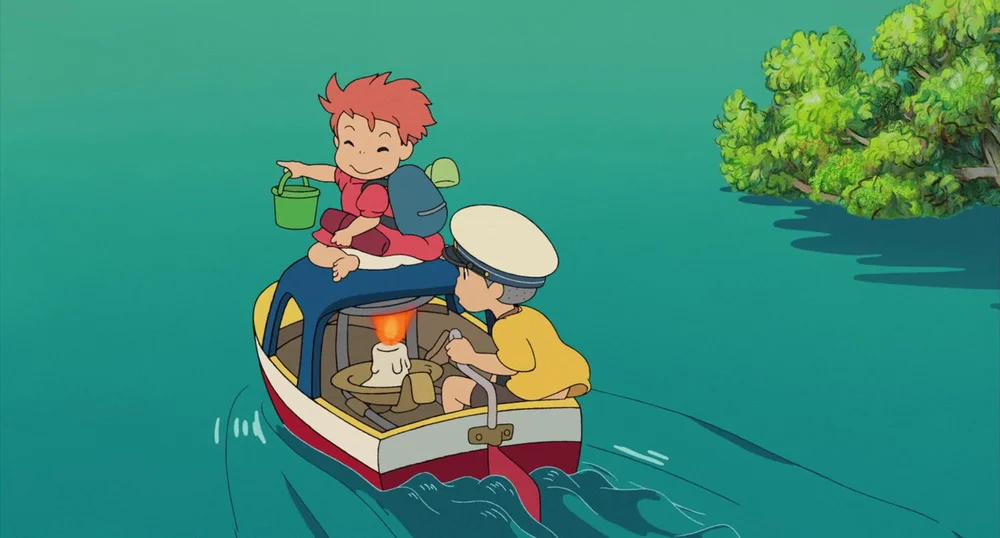 «Рыбка Поньо на утёсе» (Gake no ue no Ponyo) - кадр 1