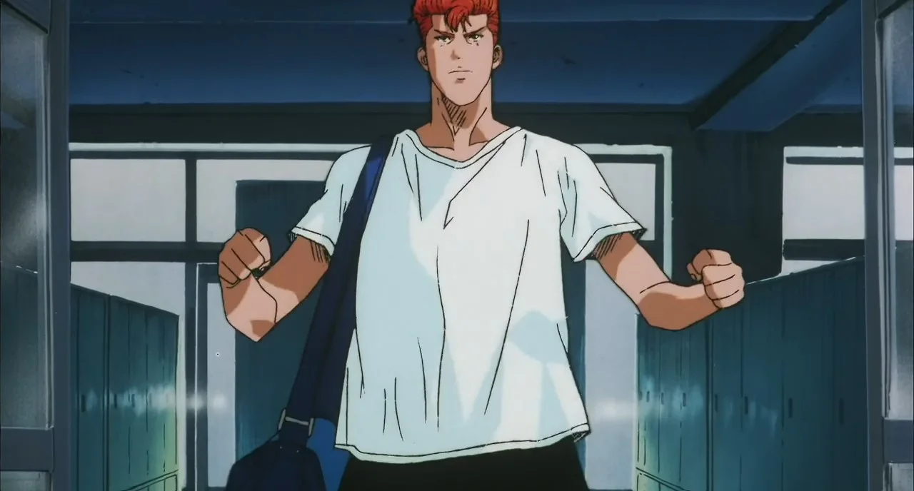 «Коронный бросок: Фильм второй» (Slam Dunk: Zenkoku Seiha Da! - Sakuragi Hanamichi) - кадр 4