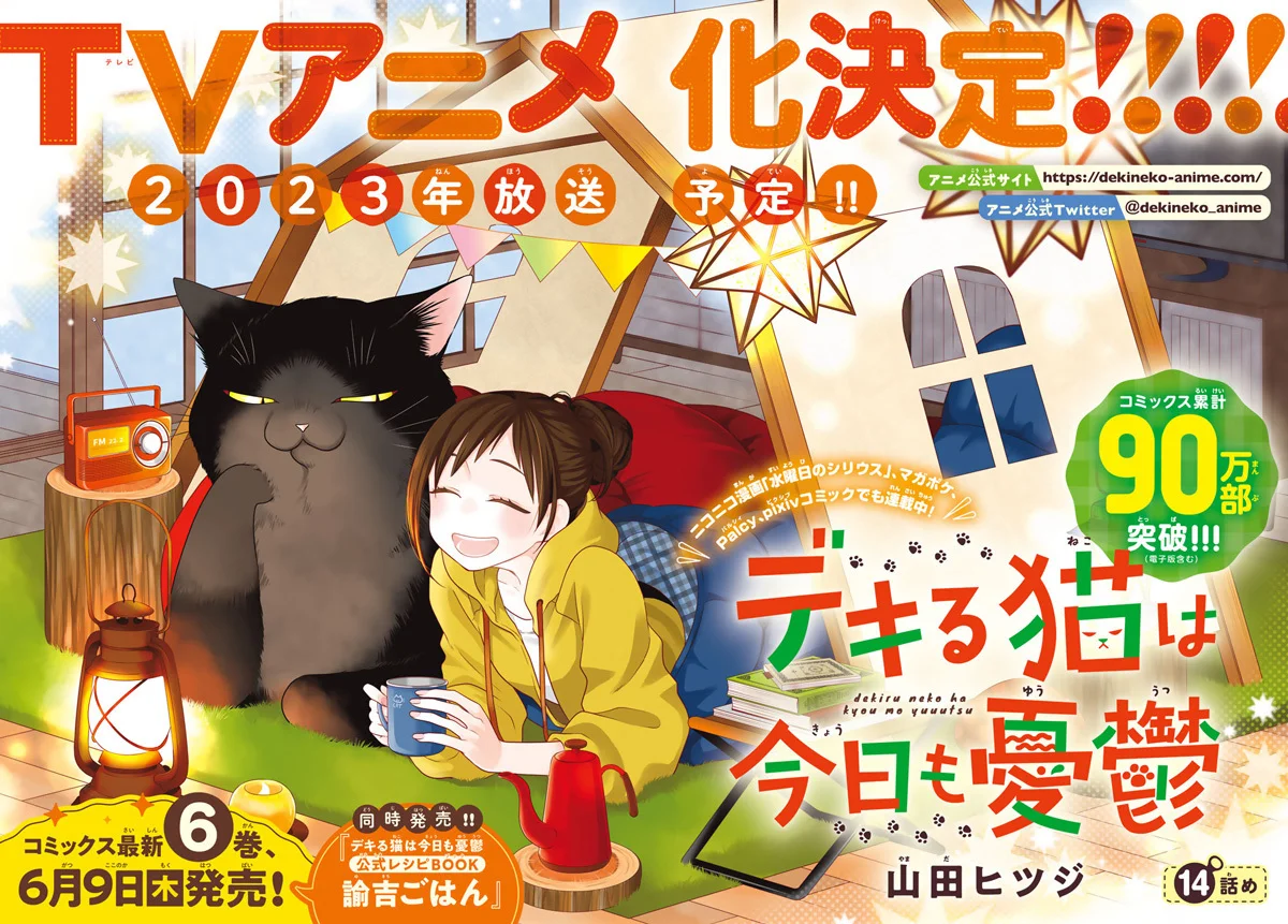 «Кот, мастер на все лапки, сегодня снова грустит» (Dekiru Neko wa Kyou mo Yuuutsu) - кадр 13