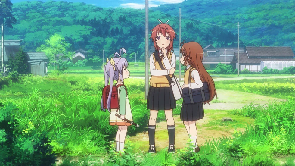 «Деревенская глубинка» (Non Non Biyori) - кадр 1