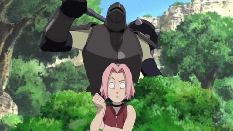 «Наруто 2: Великая битва» (Gekijô-ban Naruto: Daigekitotsu! Maboroshi no chitei iseki dattebayo!) - кадр 6
