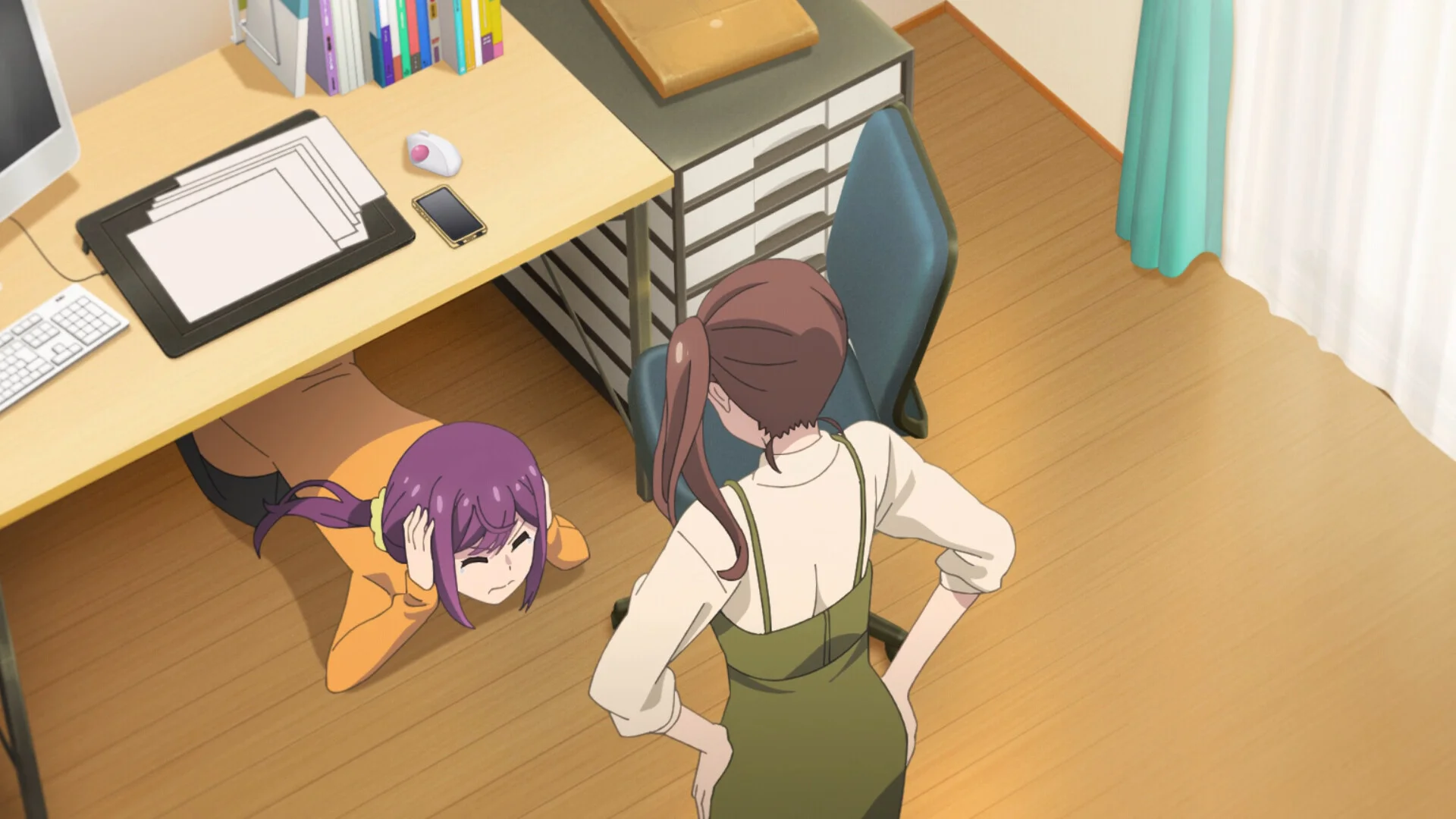 «Рабочее место, где вы не можете не улыбаться» (Egao no Taenai Shokuba desu) - кадр 8