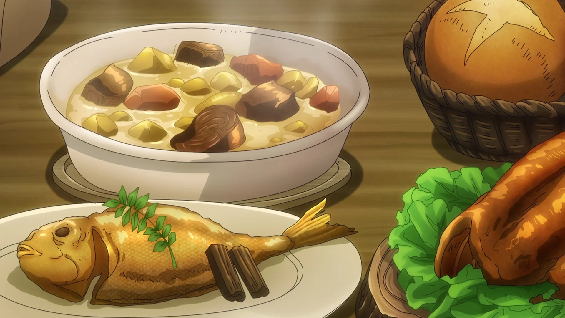 «Рыцарь-скелет вступает в параллельный мир» (Gaikotsu Kishi-sama, Tadaima Isekai e Odekakechuu) - кадр 9