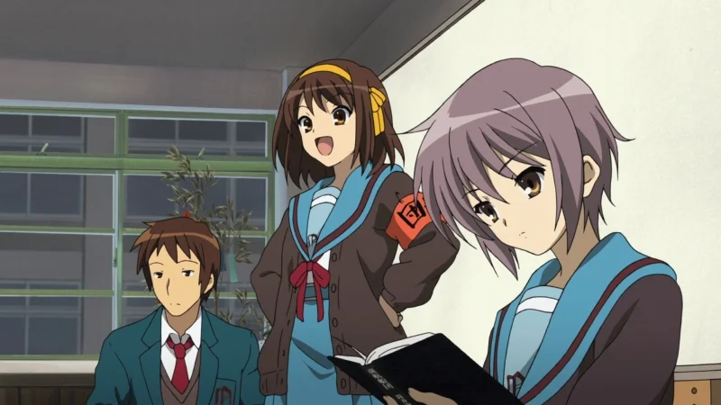 «Исчезновение Харухи Судзумии» (Suzumiya Haruhi no Shoushitsu) - кадр 4