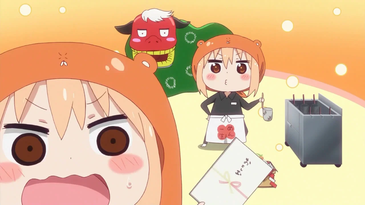 «Двуличная сестрёнка Умару!» (Himouto! Umaru-chan) — скриншот 3