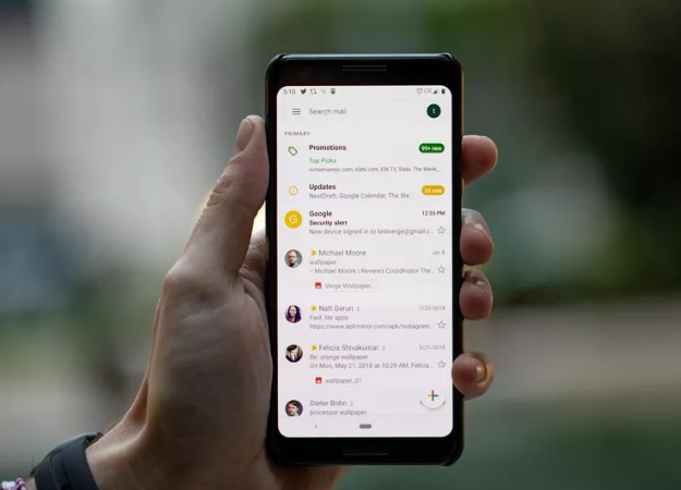 Google обновила дизайн почтового клиента Gmail на Android и iOS - изображение обложка
