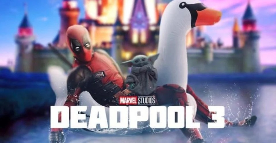 «Ругающаяся принцесса»: художник показал диснеевский постер «Дэдпула 3» с Грогу из «Мандалорца» - изображение обложка