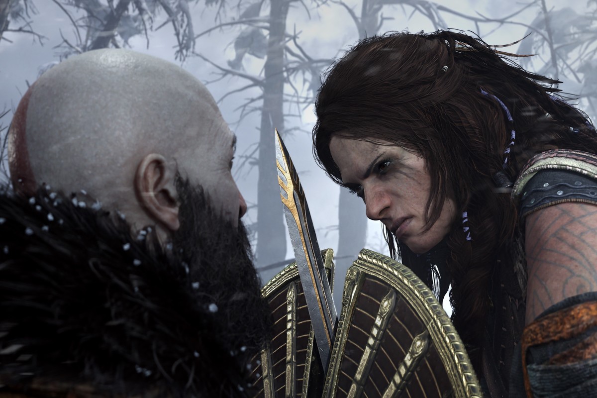 Обложка: скриншот God of War Ragnarok