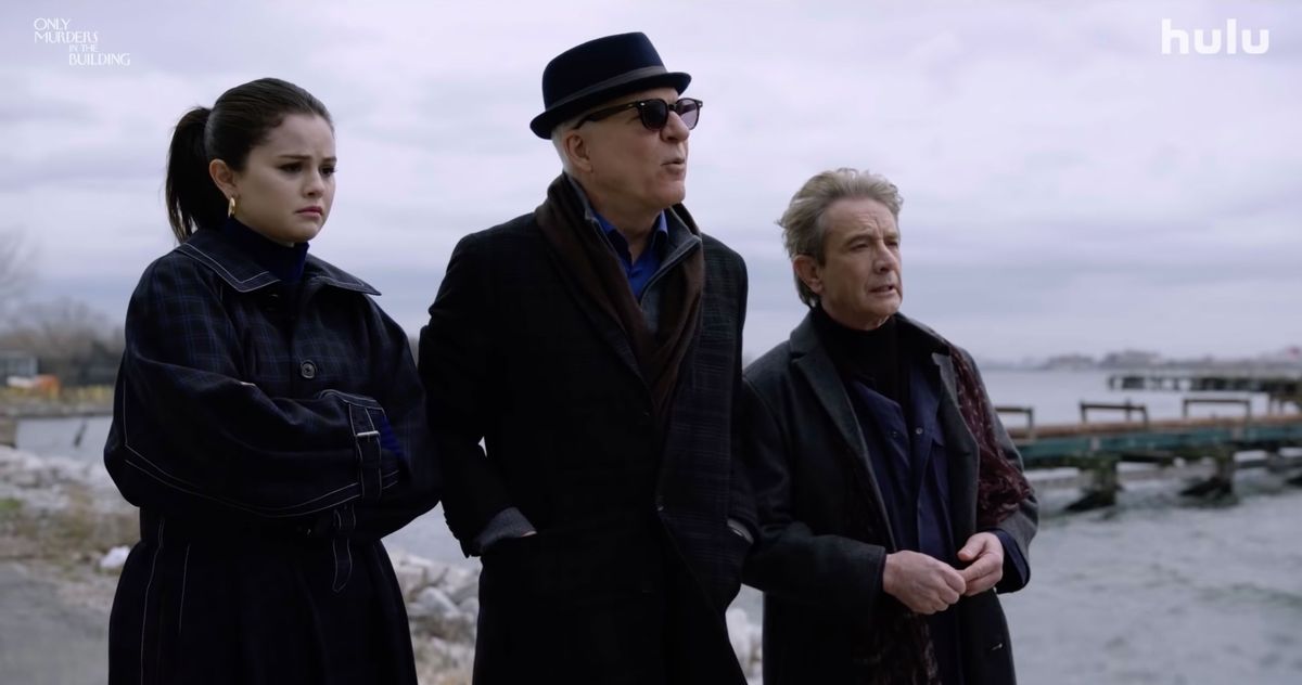 Селена Гомес, Стив Мартин и Мартин Шорт расследуют преступление в тизере «Убийства в одном здании» - изображение обложка