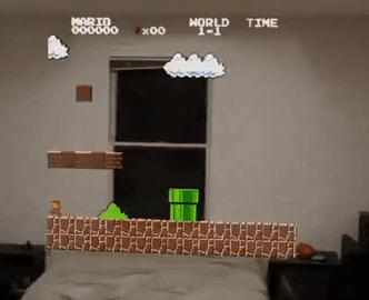 Super Mario Bros. на Microsoft HoloLens выглядит как магия - изображение 1