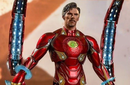 Железный Стрэндж: фирма Hot Toys показала Камбербэтча в броне Железного человека - изображение обложка