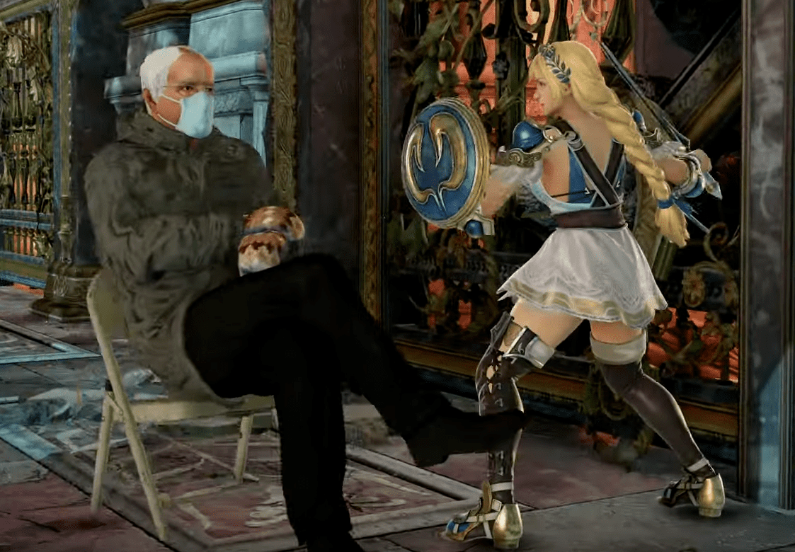 Моддер сделал сенатора в варежках Берни Сандерса героем Soulcalibur 6 - изображение обложка