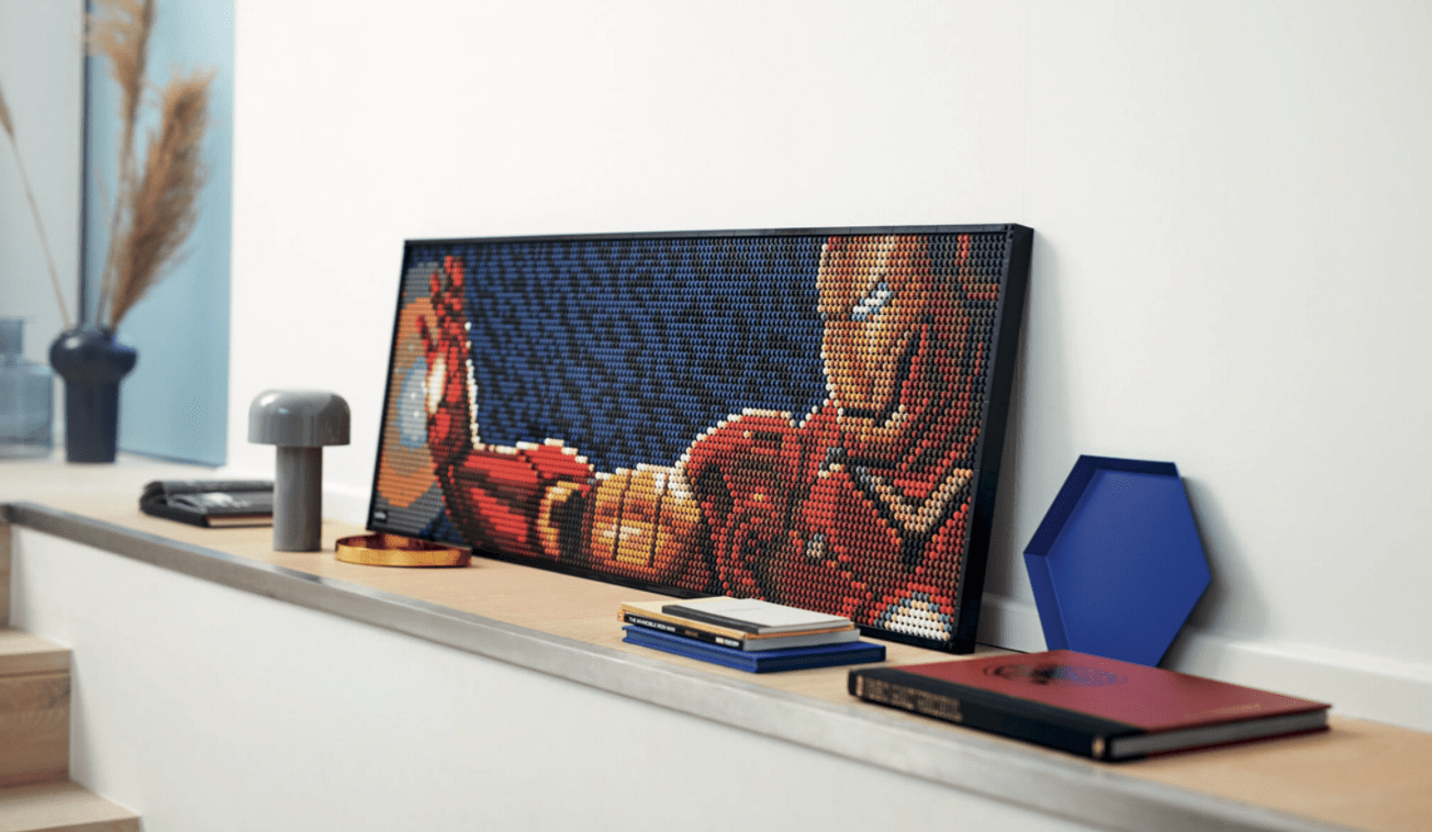 LEGO выпустит линейку Art. Из деталей можно собрать портрет Железного человека - изображение обложка