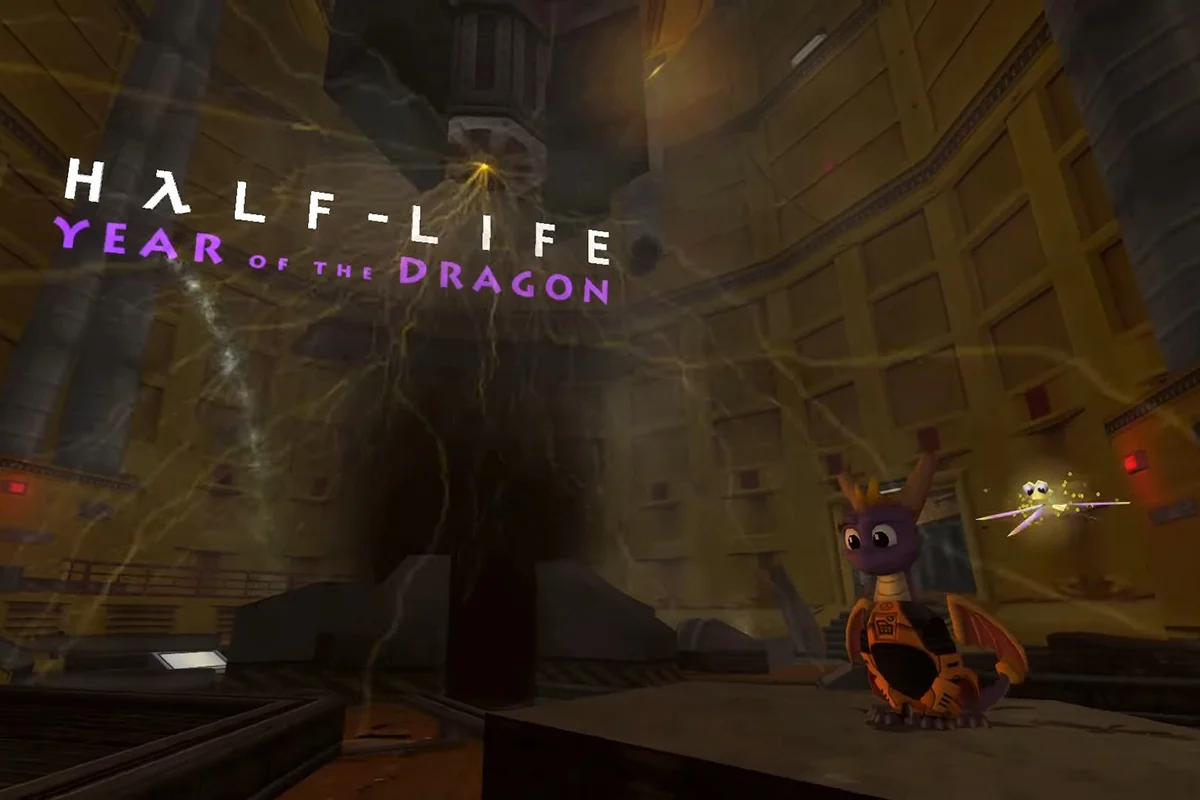 Мод для Half-Life заменяет Гордона Фримена на дракона Спайро и меняет геймплей - изображение 1