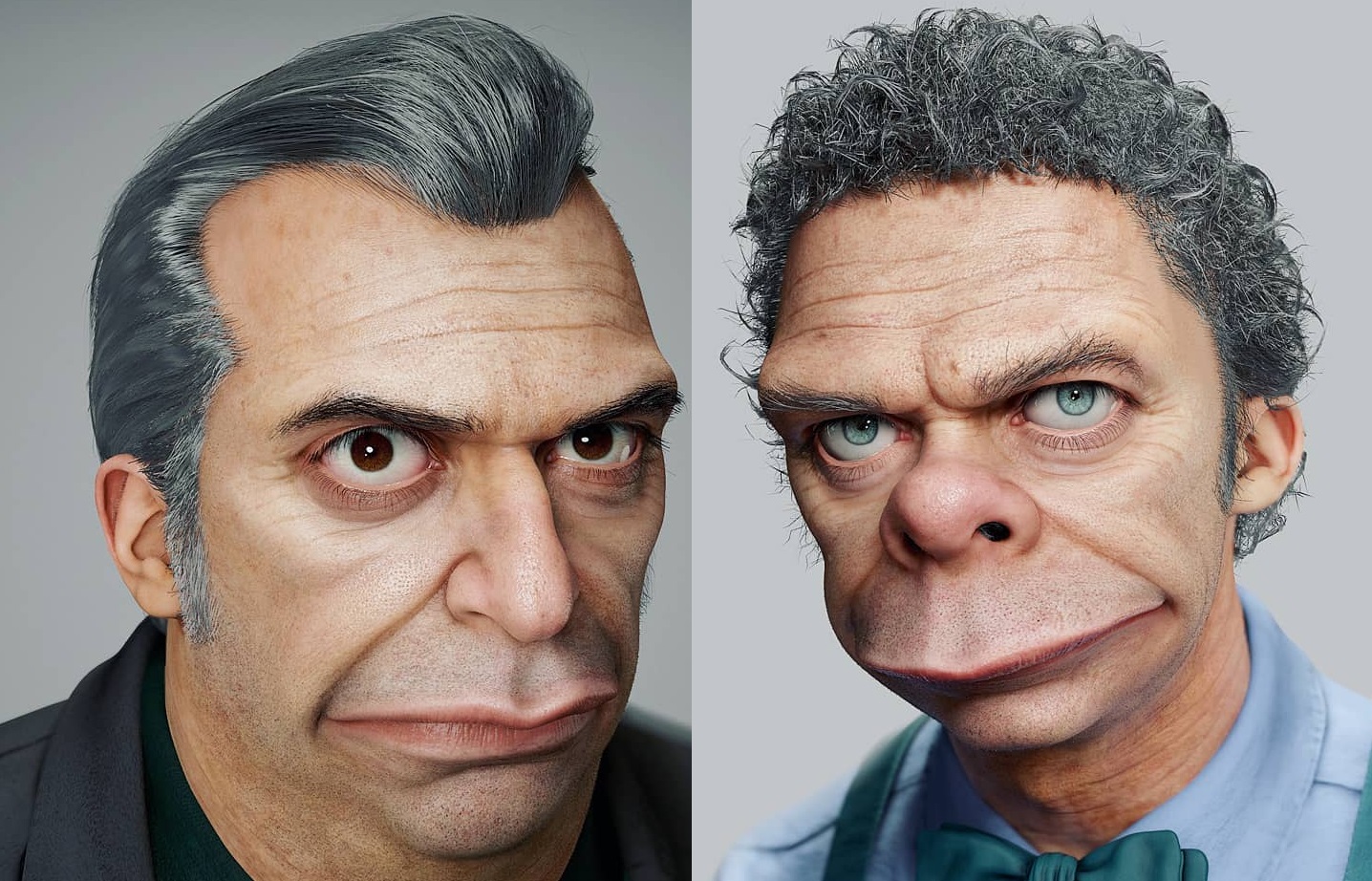 Неземные «красавцы»: художник показал реалистичных Мо Сизлака и Жирного Тони из «Симпсонов» - изображение обложка