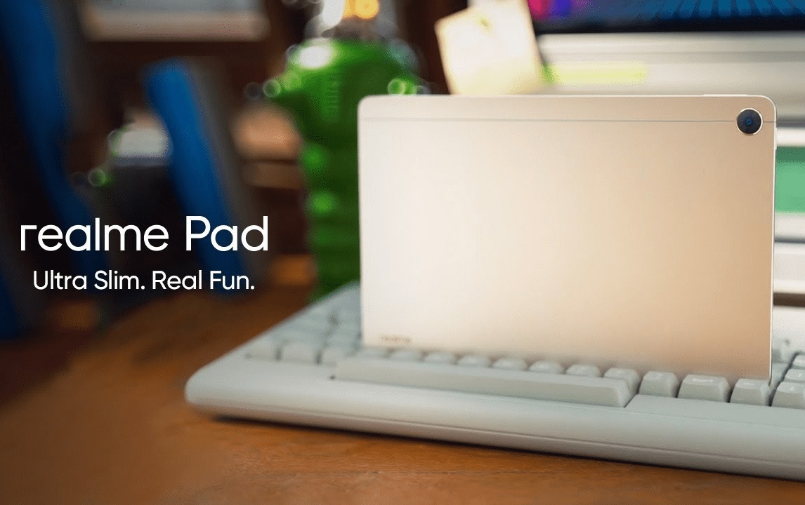 Realme представила свой первый планшет с дизайном в стиле iPad - изображение обложка