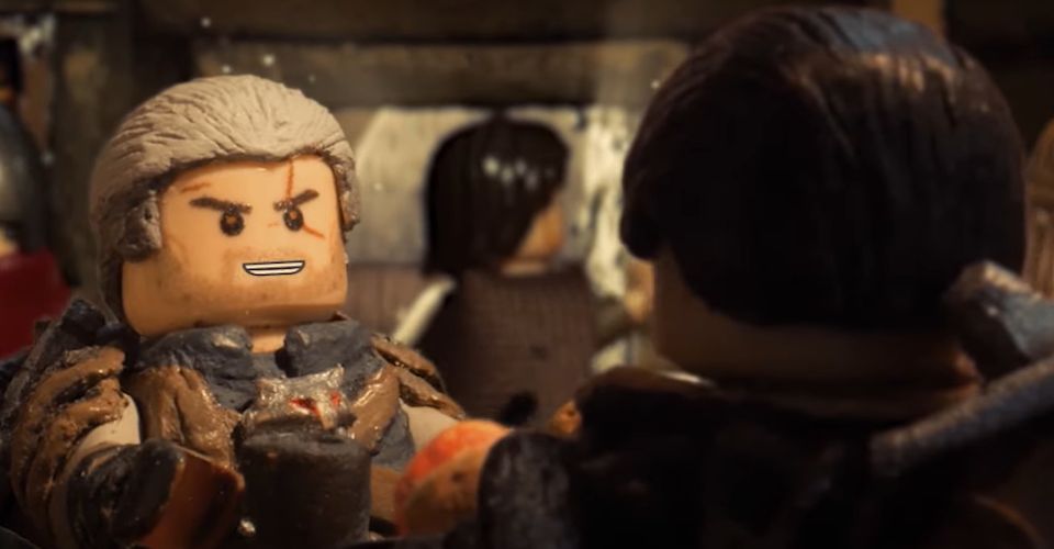 Приключения Геральта и Ламберта: энтузиаст делает короткометражки по «Ведьмаку» с помощью LEGO - изображение обложка