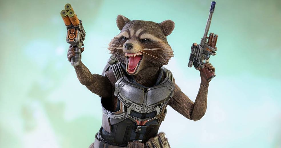 Потрясающая фигурка Реактивного Енота из «Стражей Галактики. Часть 2» - изображение обложка