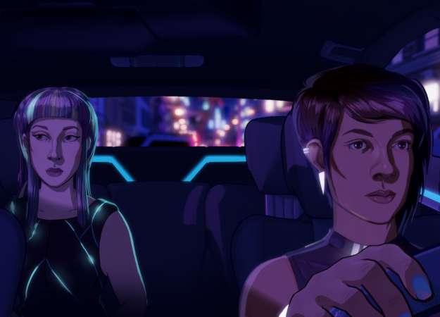 E3 2018: неон и Uber будущего в трейлере игры Neo Cab - изображение обложка