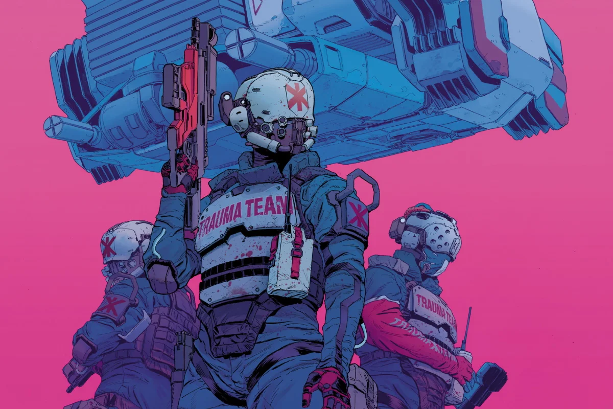 Каким получился первый выпуск комикса Cyberpunk 2077: Trauma Team - изображение обложка