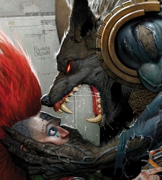 Издательство IDW превратит Судью Дредда в оборотня - изображение обложка