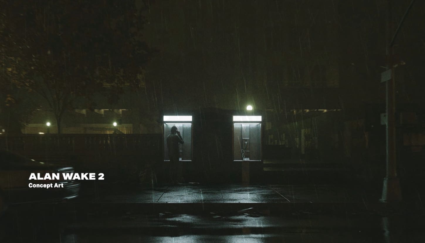 Обложка: концепт-арт игры Alan Wake 2