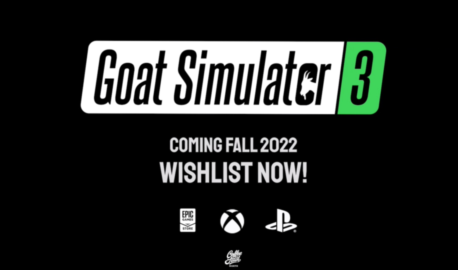 Обложка: логотип Goat Simulator 3