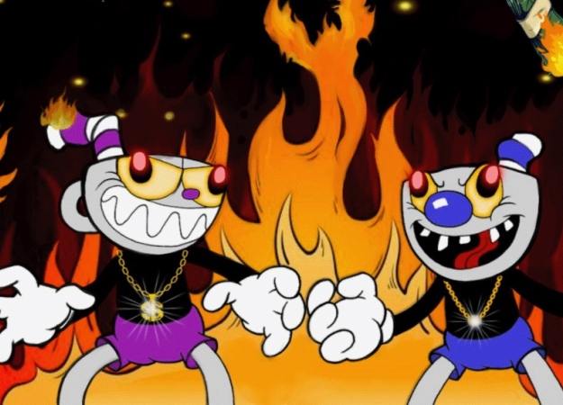 Вышел новый микстейп Славы КПСС и Джигли — Rare Gods 3. В нем полно сатиры и обложка из Cuphead - изображение обложка