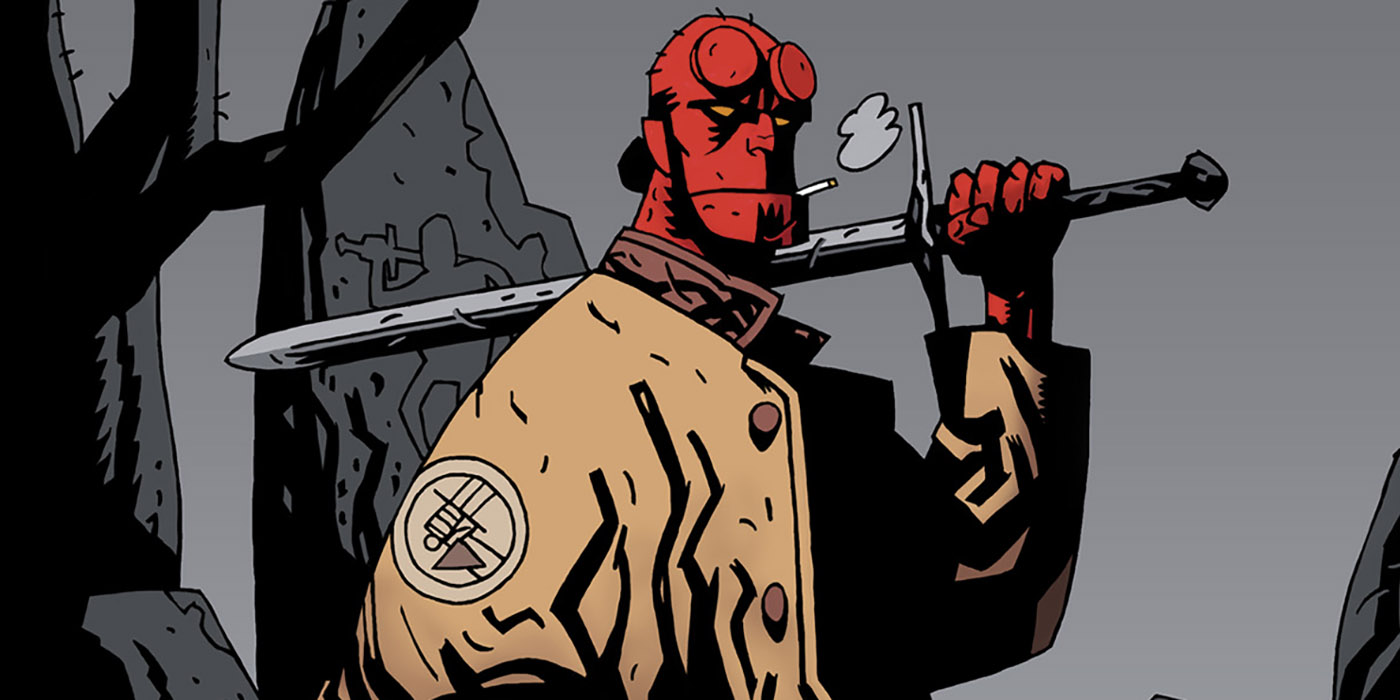 Посмотрите на постер перезапуска «Хеллбоя» с Милой Йовович в образе кровавой королевы! - изображение обложка