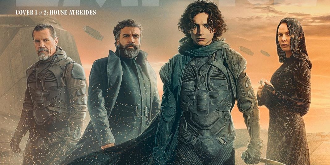 Появились свежие изображения «Дюны»: новый взгляд на главных героев и гигантского песчаного червя - изображение обложка