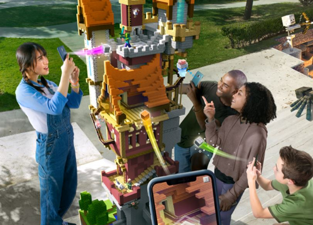 Microsoft представила мобильную Minecraft Earth — с дополненной реальностью в духе Pokemon Go