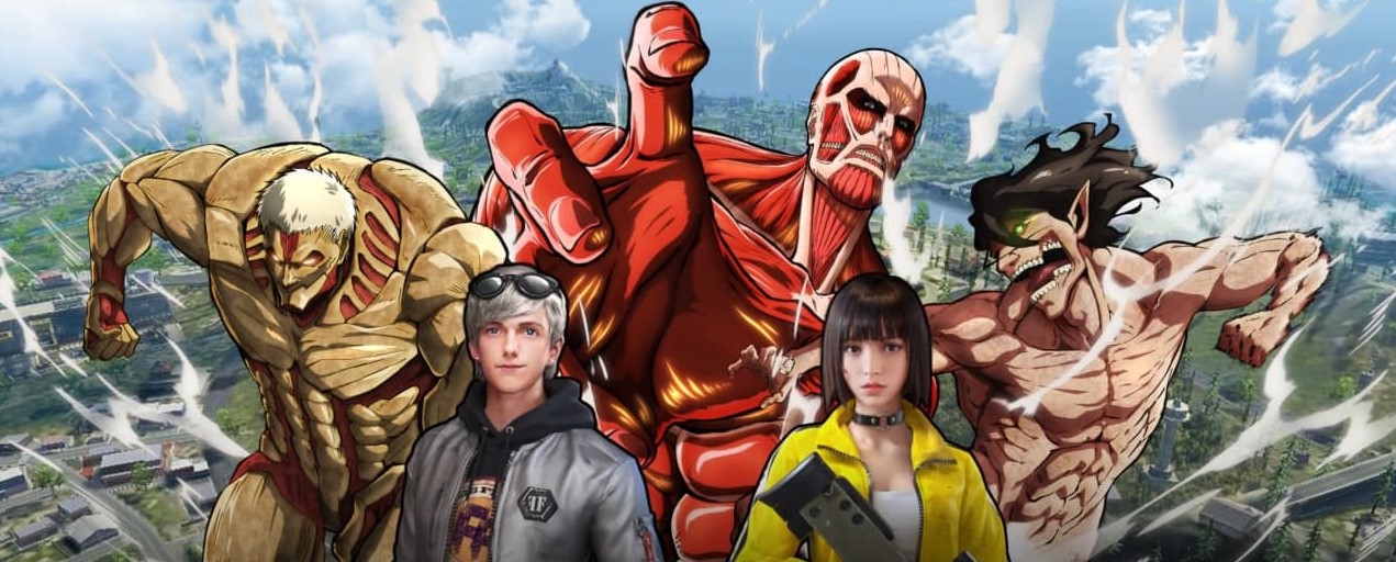 «Атака Титанов» началась в игре FREE FIRE - изображение обложка