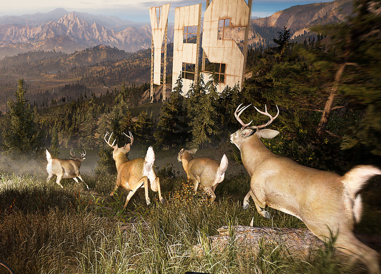 Природа и мир Far Cry 5 в гифках