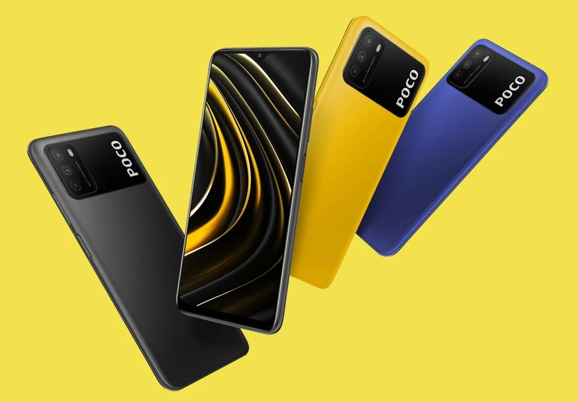 Xiaomi представила Poco M3 — бюджетный смартфон с батареей 6000 мАч и необычным дизайном - изображение обложка