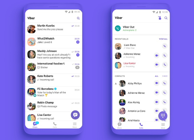 Мессенджер Viber получил новые функции и полноценный редизайн