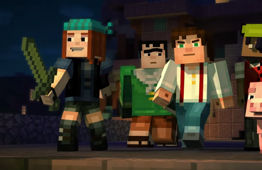 Первые подробности и трейлер Minecraft: Story Mode - изображение обложка