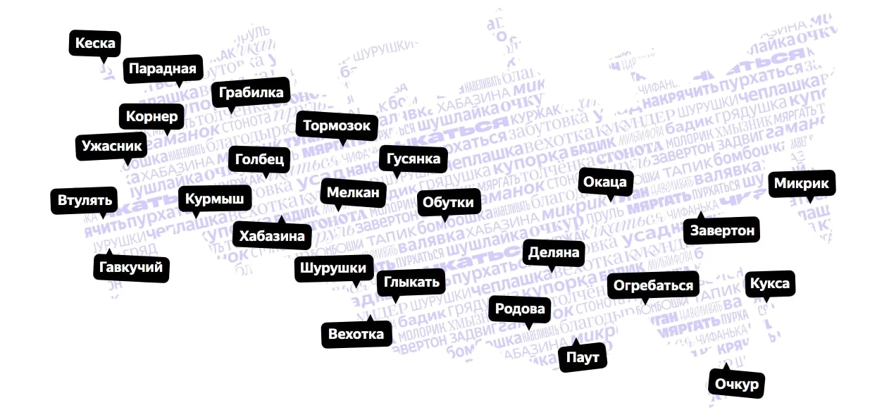 Банчить, бадик, автолайн: «Яндекс» рассказал о самых редких словах в России - изображение 1