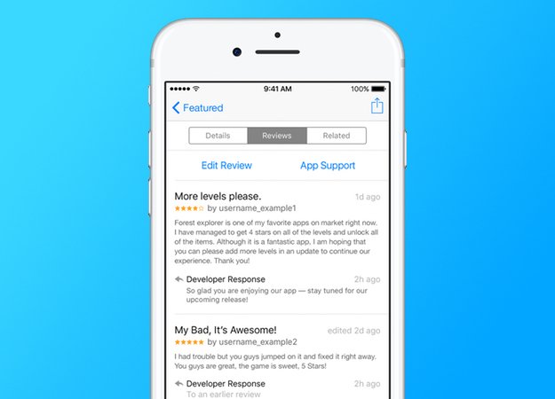 Разработчики теперь ответят на ваши отзывы в App Store  - изображение обложка