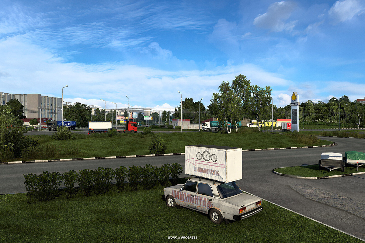 Разработчики Euro Truck Simulator 2 показали Рязань из дополнения Heart of Russia - изображение обложка