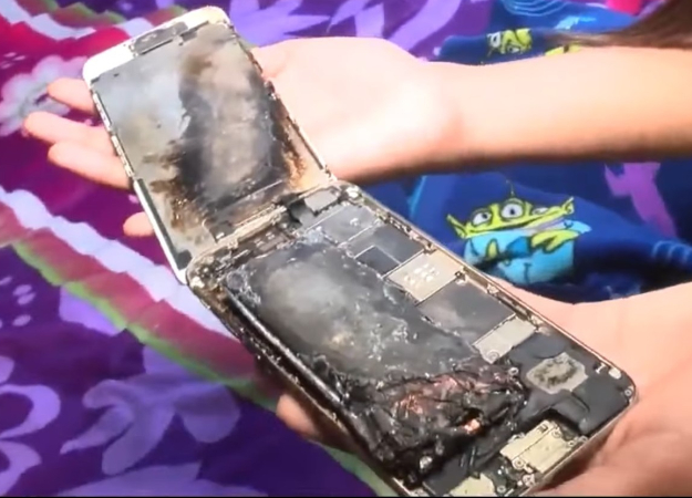 iPhone 6 загорелся в руках у ребенка - изображение обложка