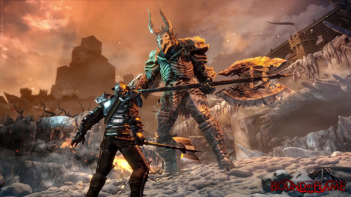 На новых скриншотах Bound by Flame блестит лед и мерцает пламя
 - изображение обложка