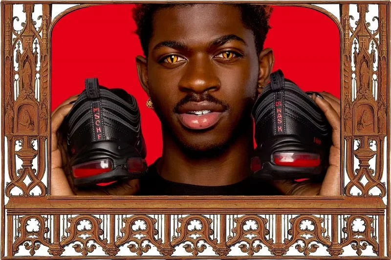 Lil Nas X представил кроссовки Nike с человеческой кровью — «Обувь Сатаны» - изображение 1