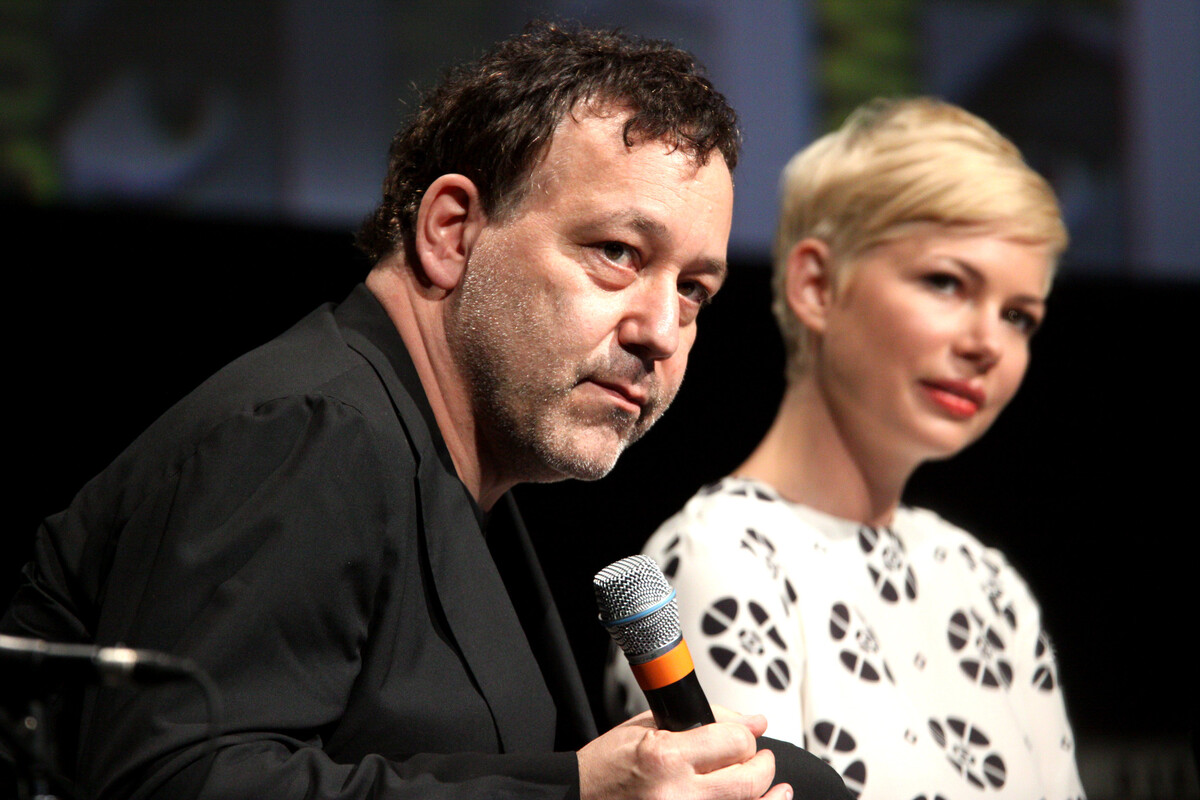 Режиссёр Сэм Рэйми и актриса Мишель Уильямс на Комик Коне в Сан-Диего // Gage Skidmore на Flickr