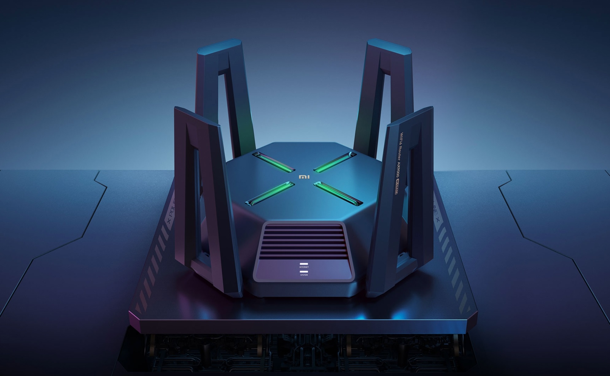 Xiaomi представила игровой роутер Tri-Band Mi AX9000 - изображение обложка