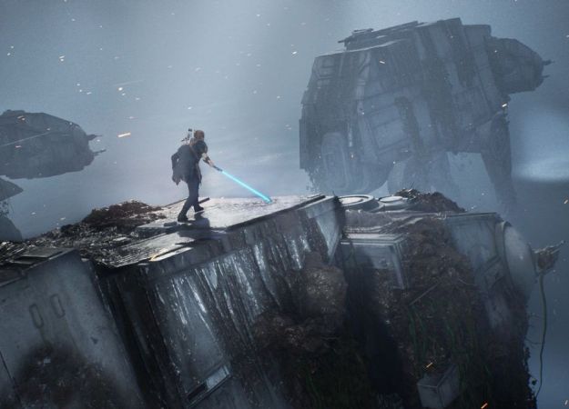 EA поделилась расширенным геймплеем Star Wars Jedi: Fallen Order. В нем герой угоняет шагоход - изображение обложка