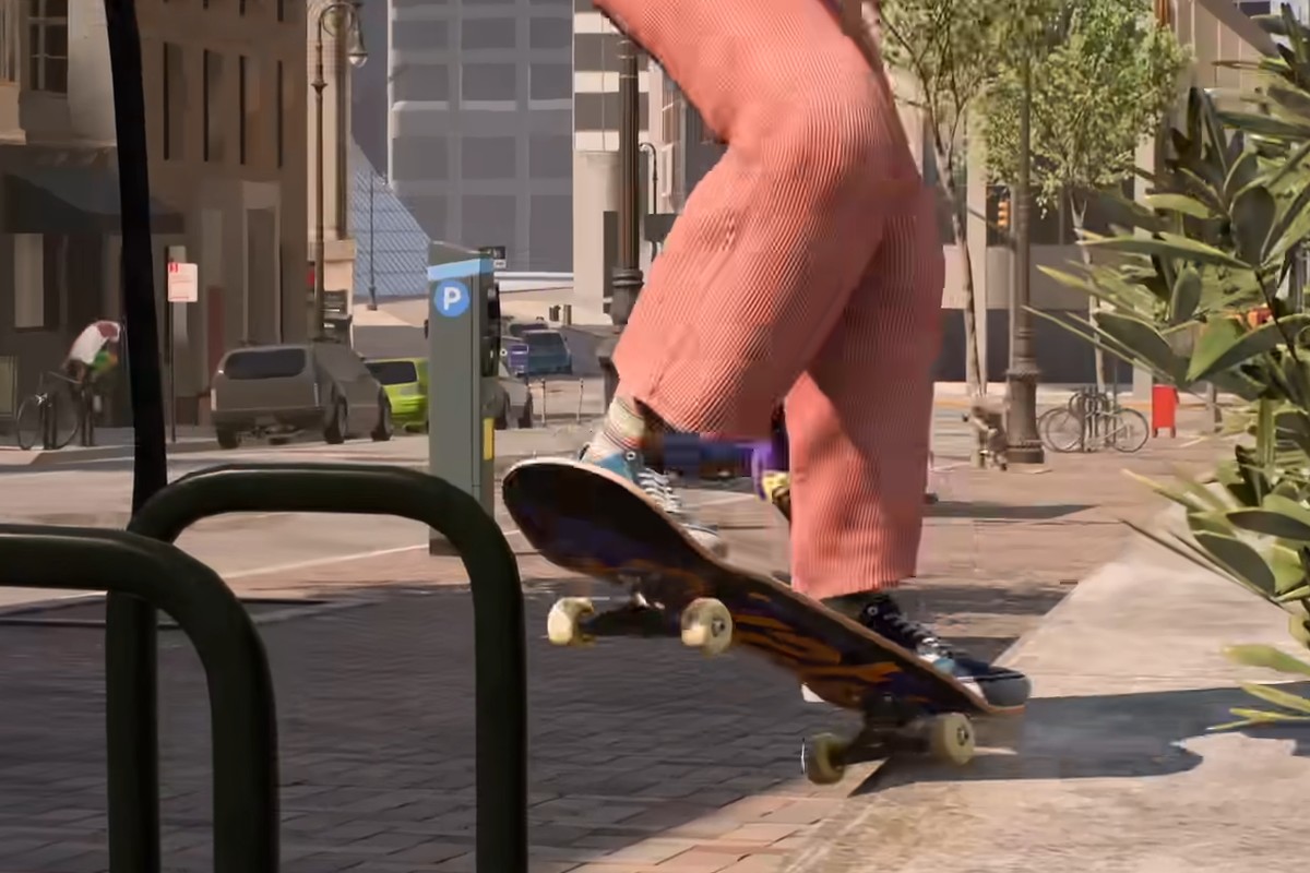 Обложка: кадр из ролика с геймплеем ранней версии Skate 4