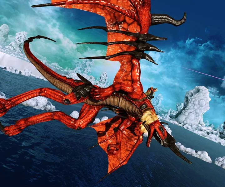 Появились новые скриншоты Crimson Dragon - изображение обложка