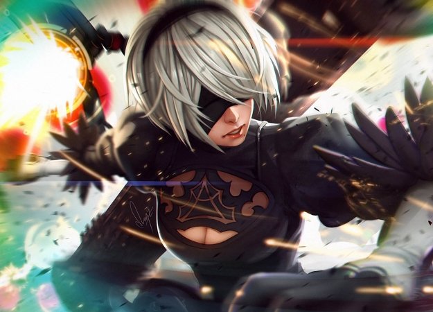 NieR: Automata получила первый фанатский набор HD-текстур - изображение обложка