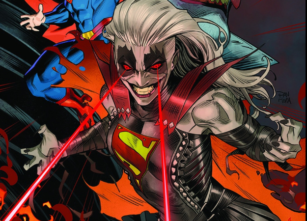 Стали известны еще двое супергероев, попавших под влияние Бэтмена-Джокера. Среди них Супергерл - изображение обложка